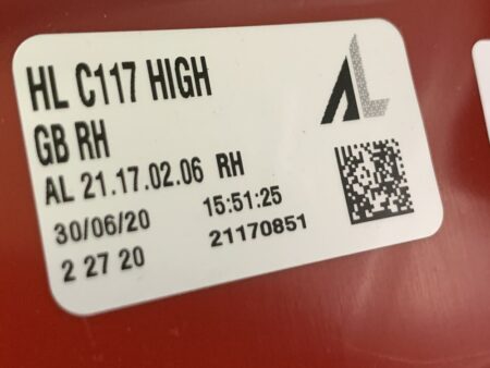 Piloto trasero derecho Mercedes CLA 4 PUERTAS Año 2013 a 2017 C117 A1179060601 LLM351 FULL LED - Imagen 3