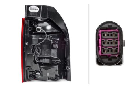 Piloto Trasero Derecho VOLKSWAGEN TRANSPORTER T6 / Multivan / Caravelle 1P año 2016 a 2021 TINTADO LED - Imagen 2