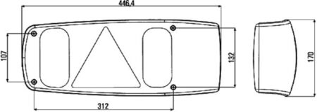 Piloto Trasero Derecho HYMER ERIBA HYMERCAR 2VP007502041 Hella - Imagen 2