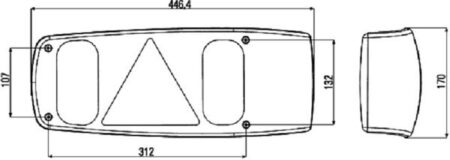 Piloto Trasero Izquierdo HYMER ERIBA HYMERCAR 2VA007502011 Hella - Imagen 2
