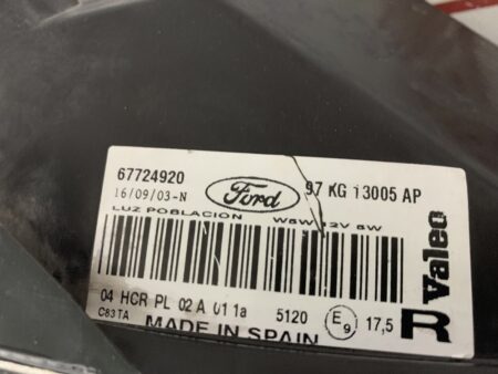 Faro delantero derecho Ford Ka Año 1996 a 2008 REF: 1079423 - Imagen 4