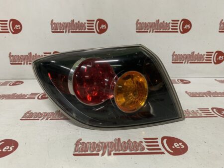 Piloto trasero izquierdo Mazda 3 Hatchback 5 Puertas Años 2003 a 2008 Ambar Rojo (Articulo Reciclado) - Imagen 2