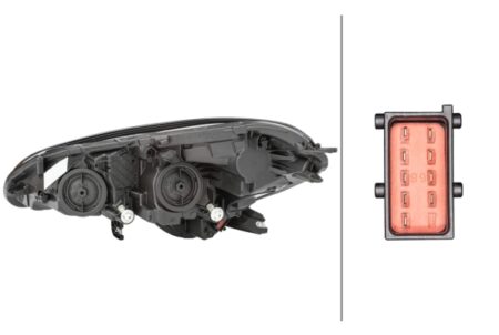 Faro Delantero Derecho Opel Corsa E Año 2014 a 2020 HELLA LUZ DIURNA - Imagen 2
