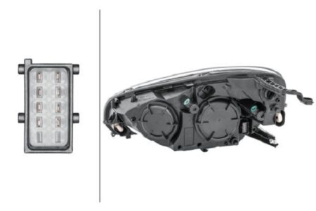 Faro Delantero Derecho Opel ADAM Año 2013 a 2019 HELLA LUZ DIURNA - Imagen 2