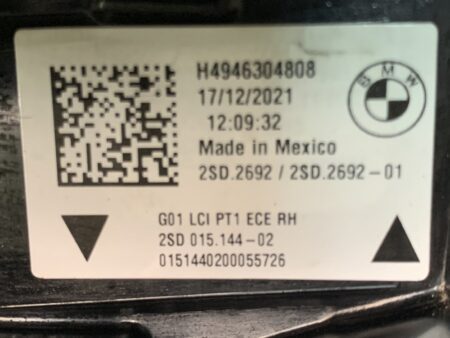 Piloto trasero derecho Bmw X3 G01N/G08N/F97N Años 2021 a 2023 LCI LED 2SD2692 (Articulo Reciclado) - Imagen 5