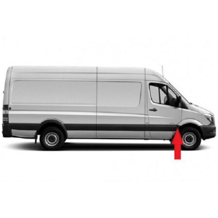 Moldura Delantera Aleta Derecha Volkswagen Crafter Años 2006 a 2017