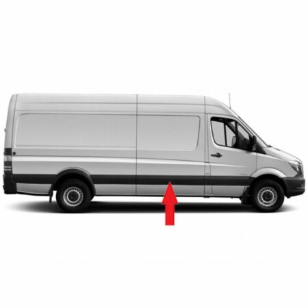 Moldura Puerta Corredera Derecha Volkswagen Crafter Años 2006 a 2017