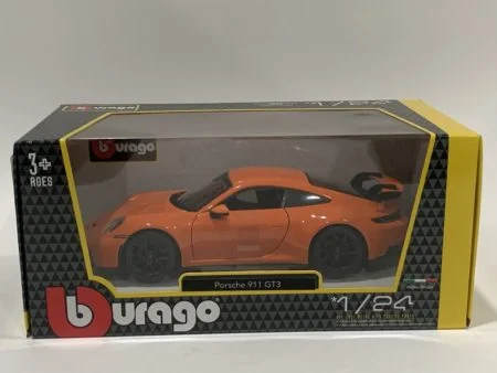 Porsche 911 (992) GT3 Naranja 1:24 Bburago Coche a escala 1.24 - Imagen 4