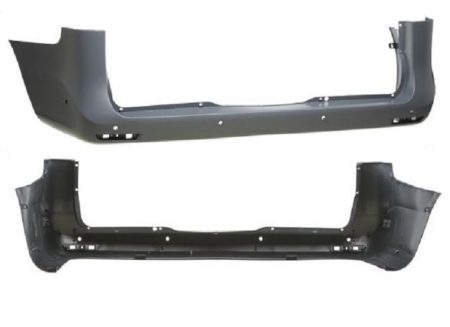 Paragolpes Trasero Mercedes Clase V W447 Año 2014 a 2023 Chasis Largo 6 Agujeros Sensor - Imagen 4
