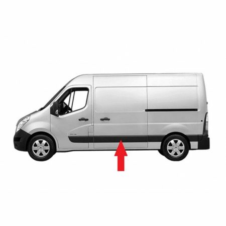 Moldura Puerta Corredera Izquierda Nissan Nv400 Años 2010 a 2025 Chasis Medio/Largo - Imagen 2