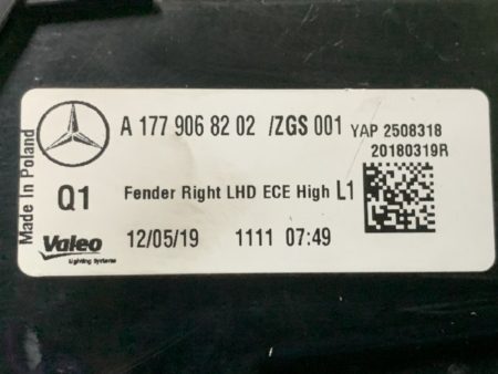 Piloto Trasero Derecho Mercedes Clase A W177 Año 2018 a 2021 AMG A1779068202 - Imagen 3