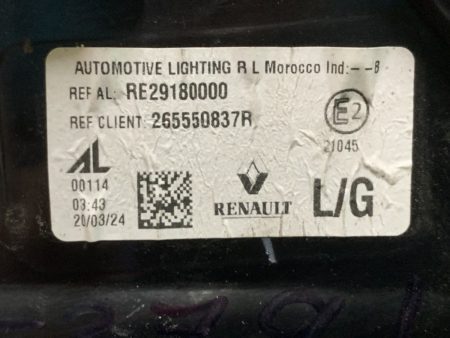 Piloto Trasero Izquierdo Renault Austral Años 2022 a 2025 (Producto Reciclado) - Imagen 4
