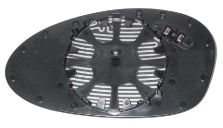 Cristal+Base Espejo Retrovisor Derecho Convexo Térmico Azul Bmw Serie 1 E87 (2004->)