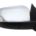 Espejo Retrovisor Completo Derecho Electrico Convexo Abatible (C/Intermitente) (Cromado) Ford Ranger (2013->)