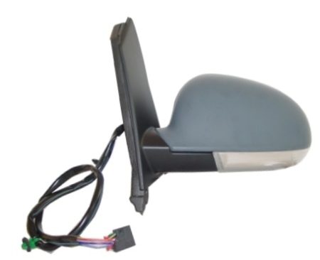 Espejo Retrovisor Completo Izquierdo Electrico (Para Pintar) Asferico Térmico Abatible (C/Intermitente) (C/Luz de Cortesía) Volkswagen Golf Plus (2005->)