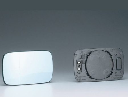 Cristal+Base Espejo Retrovisor Izquierdo Plano Térmico Azul Bmw E36 (1991->)