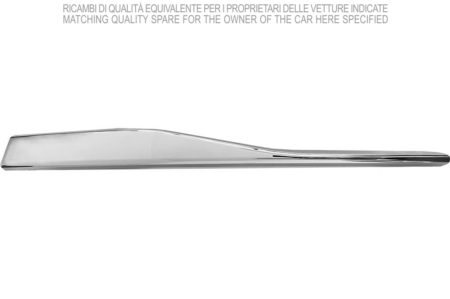 Moldura Cromada Rejilla Derecha Paragolpes Frontal Volkswagen Golf VIII (2019.07->) (Mod Style)