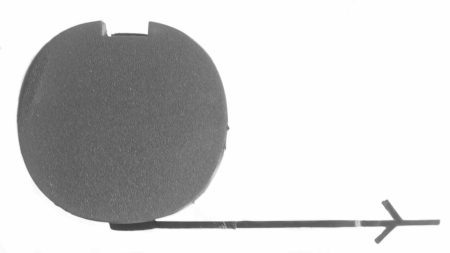 Tapa de Remolque Paragolpes Frontal Fiat 500l/500l Living (2012->)