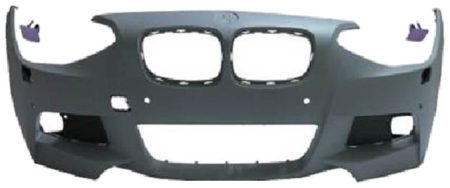 Paragolpes Frontal (Para Pintar) (Con 4 Agujeros Sensor) (C/Agujero Lavafaros) Bmw Serie 1 F20/F21 (2012->) (Modelo Paquete M)