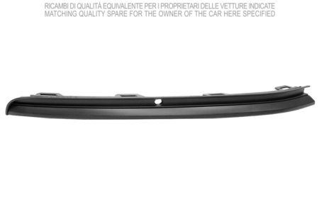 Moldura Superior Derecha Negro Paragolpes Frontal Volkswagen Golf VII (2017.01->)