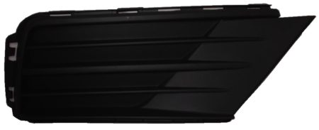 Rejilla Derecha Paragolpes Frontal Volkswagen Caddy (Negra S/Agujeros) (2016->) (Para Paragolpes Negro)