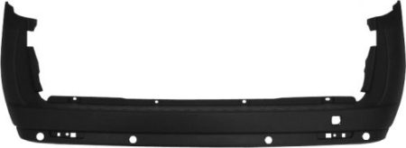 Paragolpes Trasero Negro (C/Agujeros Sensor) Fiat Doblo (2010->) (2P)