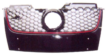 Rejilla (Para Pintar) Volkswagen Golf V GTI (2003->) (Con Moldura Roja)