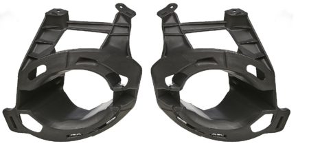 Jogo Rejilla Derecha/Izquierda Paragolpes Frontal (C/ Agujeros Antiniebla) Renault Clio (2009->)