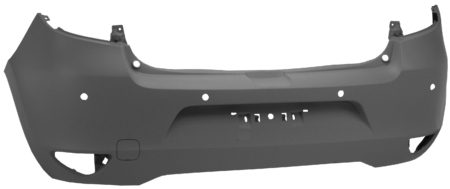 Paragolpes Trasero (Para Pintar) Renault Clio (C/Agujeros Sensor) (2009->)