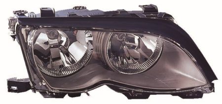 Faro Delantero Derecho Electrico (Interior Negro) Bmw E46 (2001->) (4P)