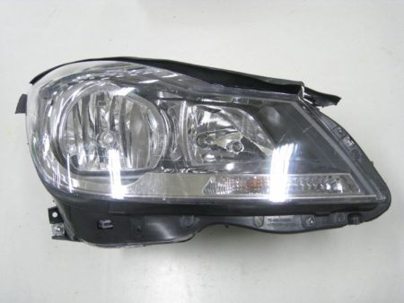 Faro Delantero Izquierdo Electrico (Interior Negro) Mercedes C W204/Sp/Coupe (2011->)