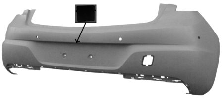 Paragolpes Trasero (Para Pintar) Opel Astra K (Con 4 Agujeros Sensor) +Agujero Camera) (2015->)