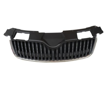 Rejilla Skoda Fabia (2007->) (Negra/Cromada)