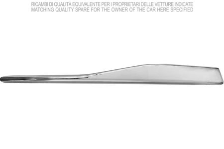 Moldura Cromada Rejilla Izquierda Paragolpes Frontal Volkswagen Golf VIII (2019.07->) (Mod Style)