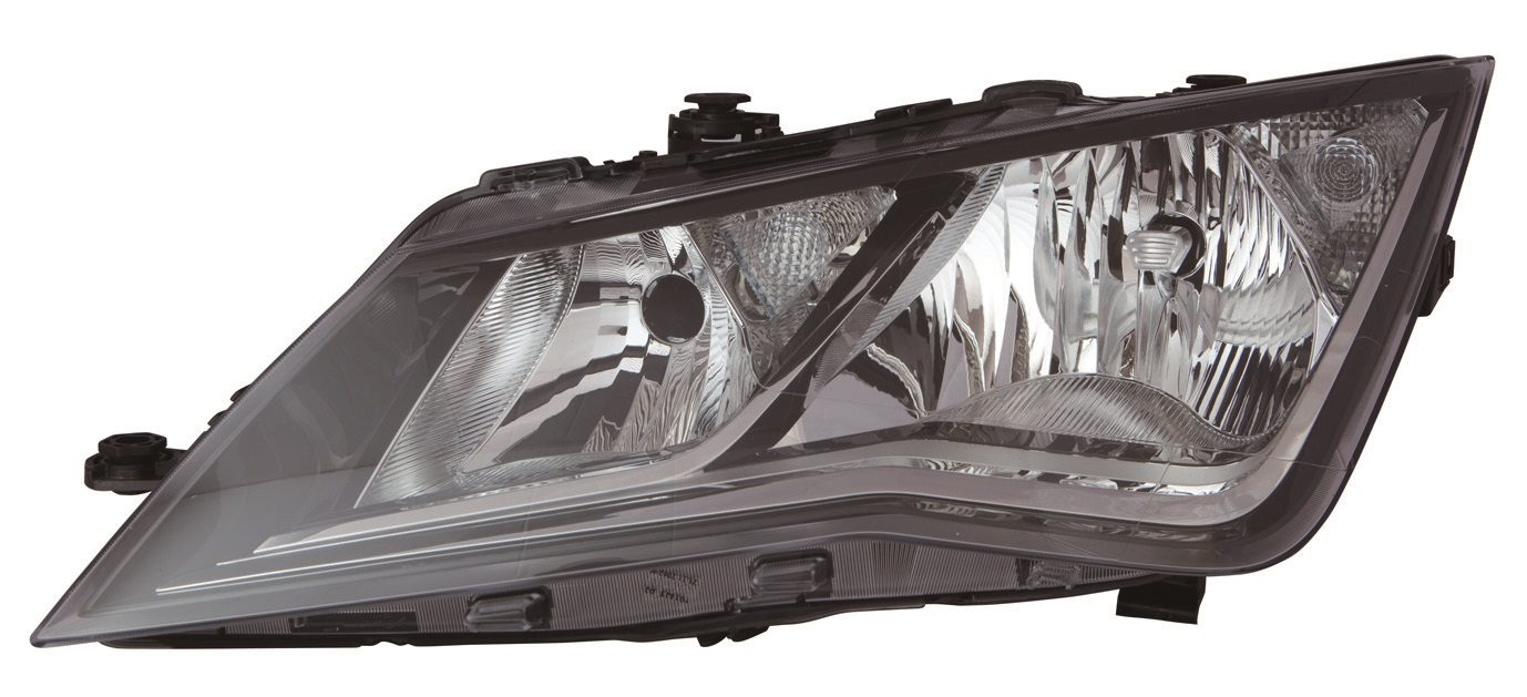 Faro Delantero Izquierdo Electrico (Con Motor) (Interior Negro) Seat Leon (2012->) (H7/H7)