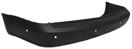 Paragolpes Trasero Gris Oscuro Volkswagen Caddy (C/6 Agujeros Sensor) (2010->) (Chasis Largo)