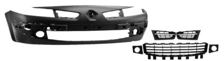 Paragolpes Frontal (Para Pintar) Renault Megane (C/Agujeros Rejillas Cromadas Desmontadas) (2006->)