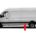 Moldura Panel Lateral/Trasero Izquierda (C/Agujero Intermitente) Mercedes Sprinter/Crafter (2006->) (Chasis Largo)