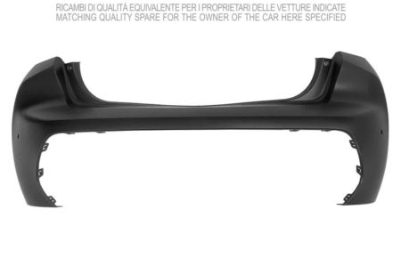 Paragolpes Trasero Superior (Para Pintar) (C/Agujero Camara) (Con 4 Agujeros Sensor) Peugeot 208 (2019.11->)