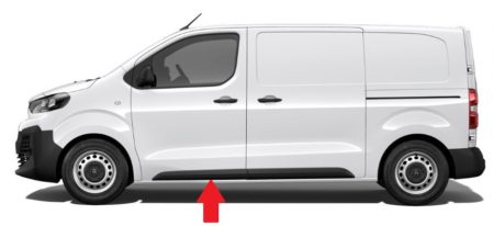 Moldura Puerta Frontal Izquierda (Para Pintar) Citroen Spacetourer/Traveler (2016.04->)