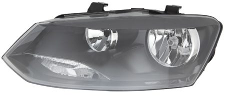 Faro Delantero Izquierdo Electrico (Con Motor) (Interior Negro) Trendline Volkswagen Polo (2009->) (H7/H7/PY21W/W5W)