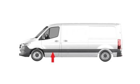 Moldura Puerta Frontal Izquierda Mercedes Sprinter (2018.02->)