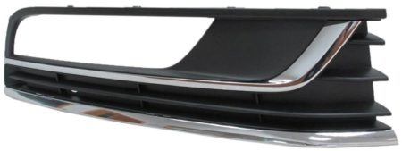 Rejilla Derecha Paragolpes Frontal Volkswagen Passat (C/Agujeros Antinieblas) (2010->) (C/2Molduras Cromadas)