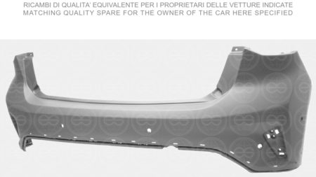 Paragolpes Trasero (Para Pintar) (C/6 Agujeros Sensor) Ford Focus (2018.07->) (Active)