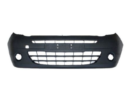 Paragolpes Frontal Negro Renault Kangoo (Con Moldura (C/Agujeros Antinieblas) (2008->)