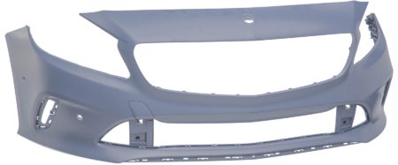 Paragolpes Frontal (Para Pintar) Mercedes A W176 (C/Agujeros) (Moldura Inferior+ 4 Agujeros Sensor) (2015.07->)