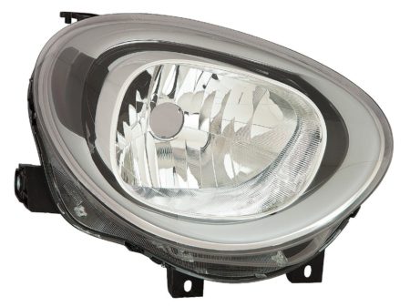 Faro Delantero Derecho Electrico (Con Motor) (Interior Negro) Fiat 500x (2014->) (H4)