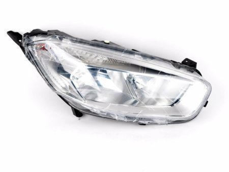 Faro Delantero Derecho Electrico (Interior Cromado) Ford Transit Courier (2014.02->) (H15/H7)
