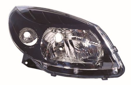 Faro Delantero Derecho (Manual/Electrico) Interior Oscuro Dacia Sandero (2008->)