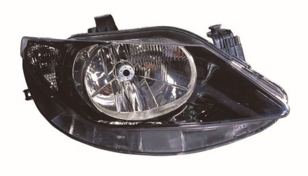 Faro Delantero Derecho Electrico (Interior Negro) Seat Ibiza St/Sport (2009->) (H4)